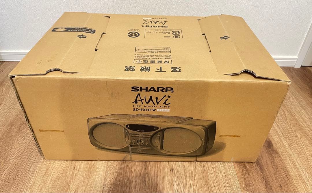 新品未使用　SHARP SD-FX30 CD・MD・カセットデッキ 稼働品】シャープ CD・MDシステム SHARP SD-FX30-W - メルカリ