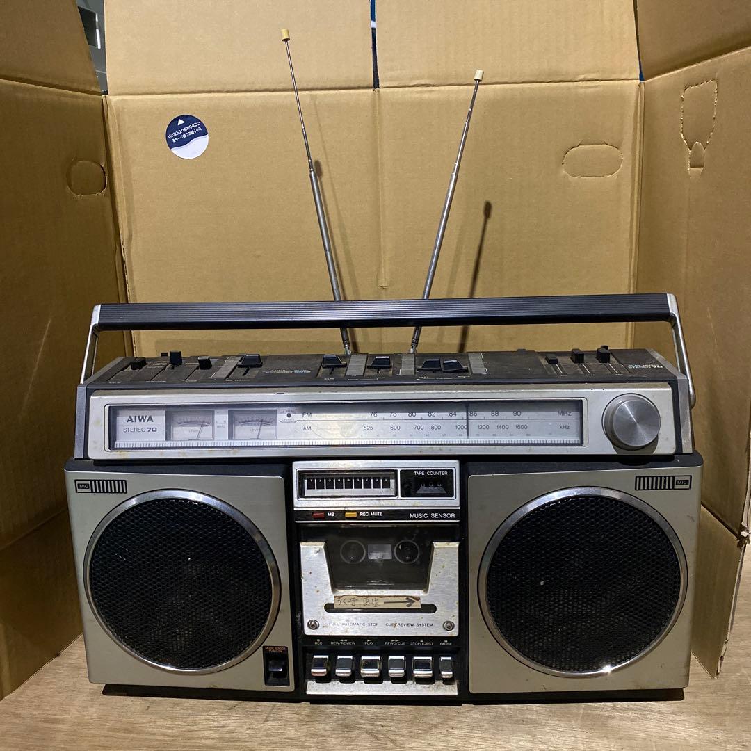 アイワ CS-70 ラジカセ ジャンク - メルカリ