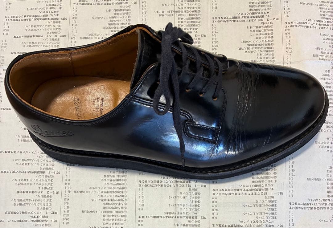 リ*ク様 ダナー ポストマンシューズ D-4300 BLACK 7H 25.5c