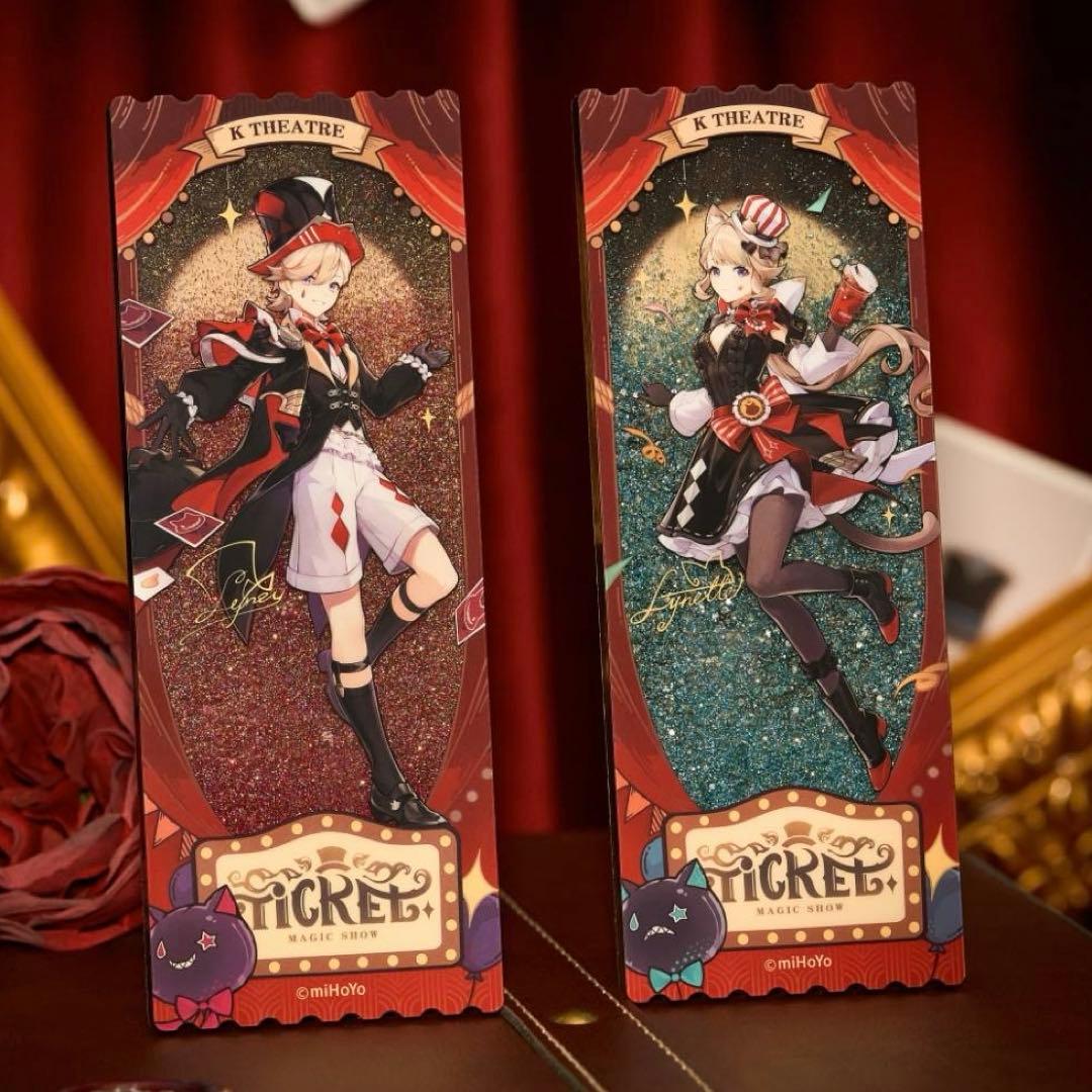 公式正規品 原神 ケンタッキー リネ リネット 流砂 アクリル カード