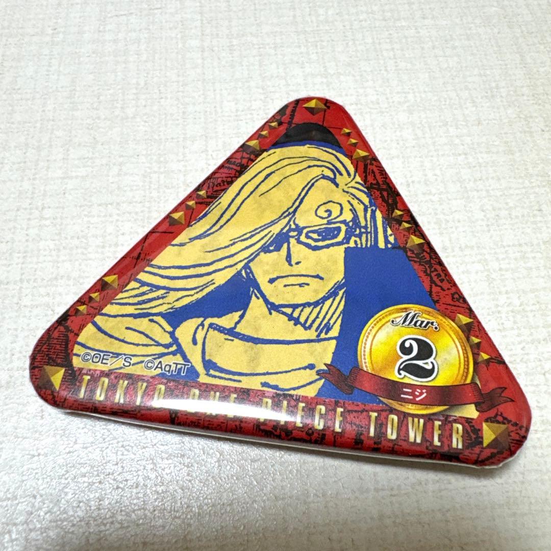 ワンピースタワー トンガリバースデー缶バッジ イチジ&ニジ&ヨンジ&猫