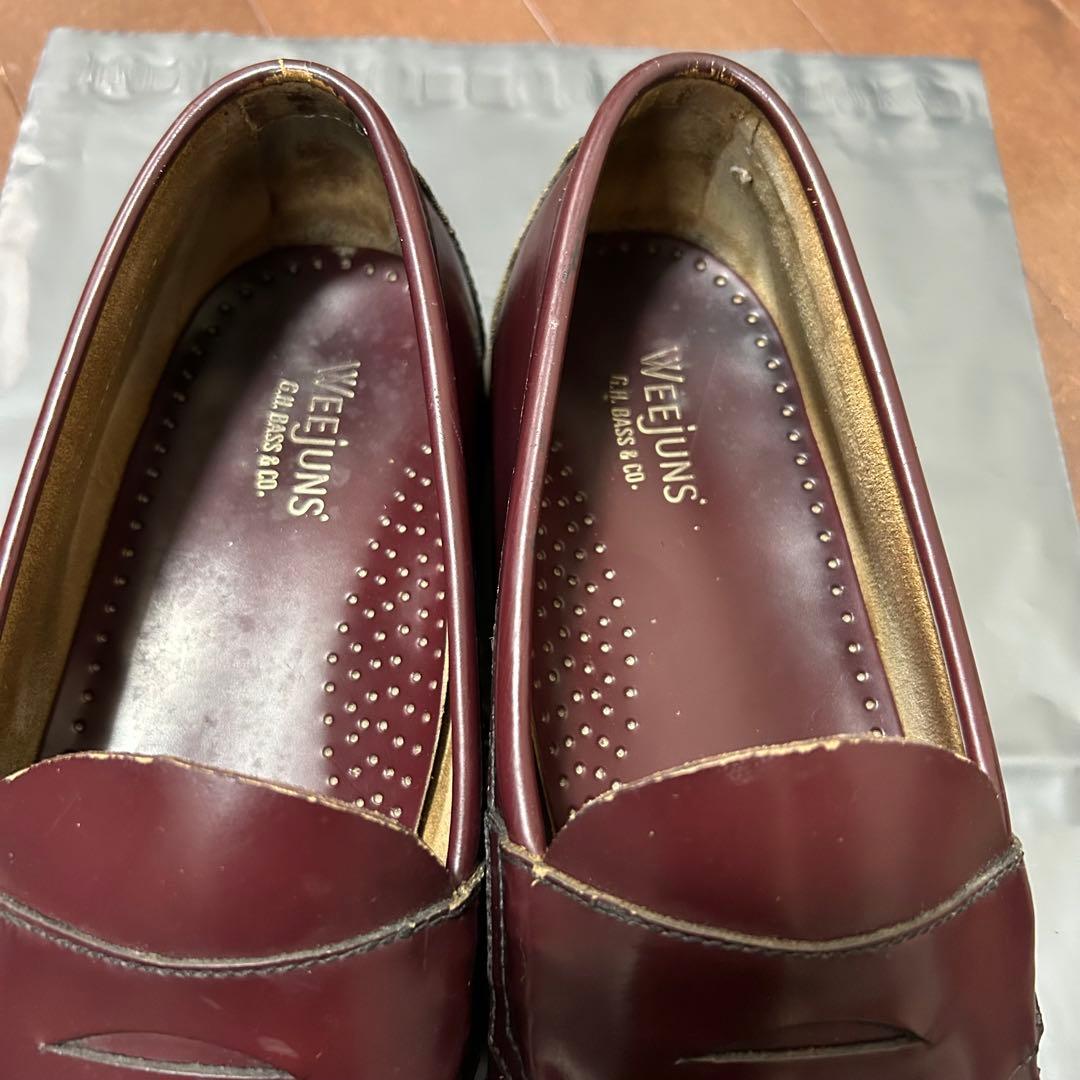 シ*き様 g.h.bass ペニーローファー　バーガンディ　あずき色　えんじ色