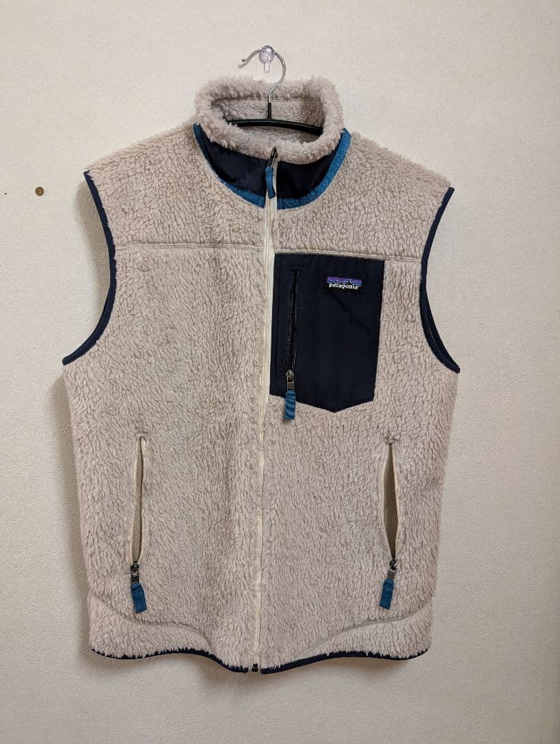 サ*ヌ様 patagonia レトロX ベスト フリースベスト M ベージュ 中古・古着通販】Patagonia (パタゴニア) レトロX フリース ベスト