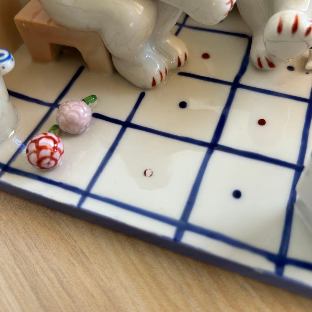 スプーン補修跡あり】Villeroy&Boch ビレロイボッホ サウナ 猫の通販は