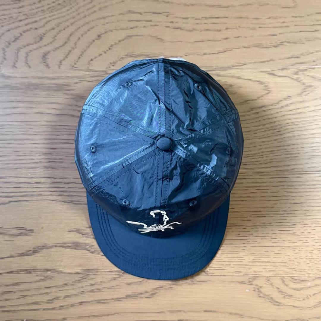 SATISFY サソリ刺繍 ネイビーキャップ - メルカリ