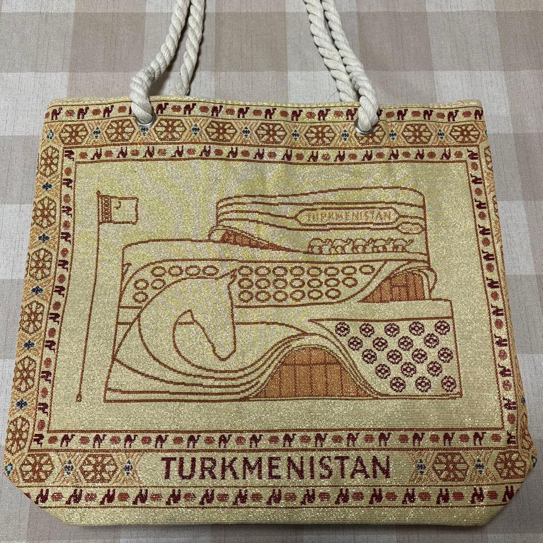 大阪関西万博 トルクメニスタン館 トートバッグ ショッパー付き - メルカリ