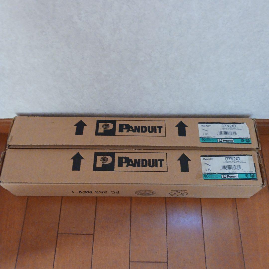 パンドウィット　CPPK24BL 24ポートパッチパネル　2個 パンドウイット CPPK24BLY カテゴリ5eモジュラーパッチパネルキット 24