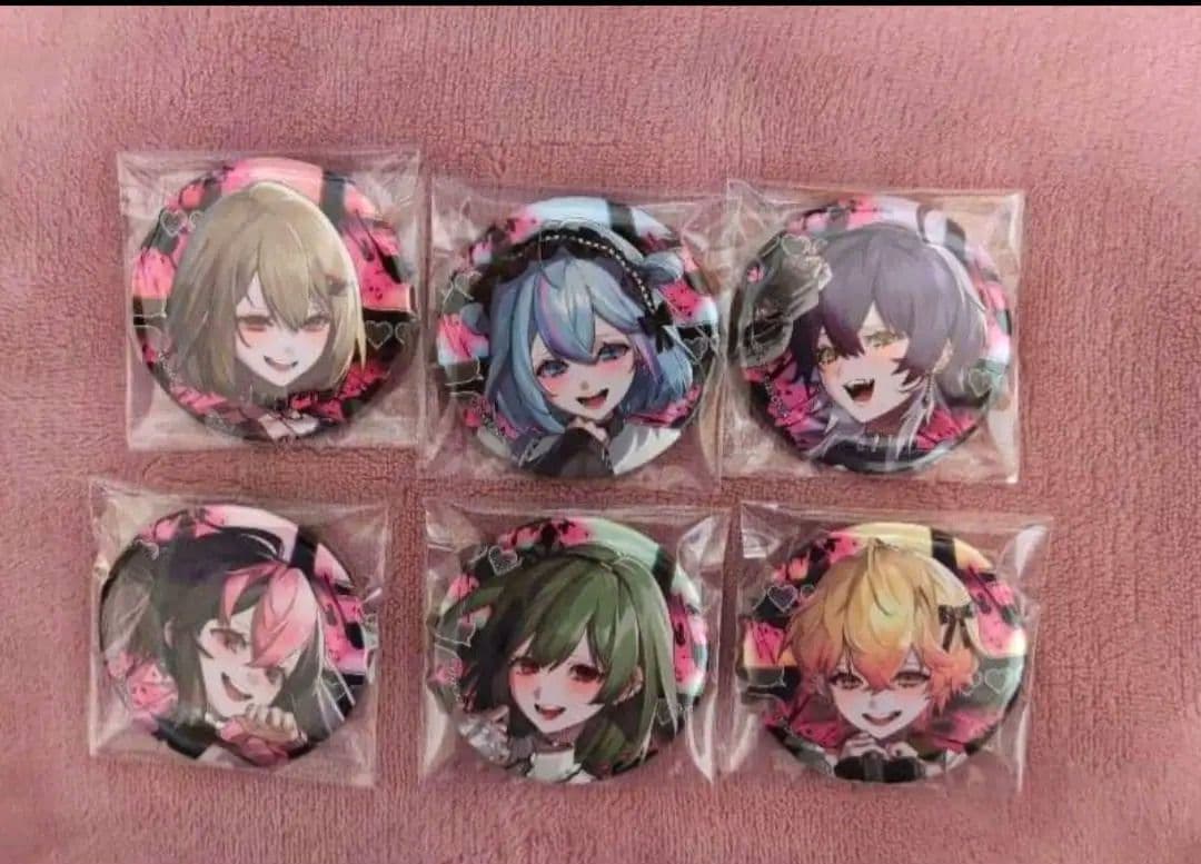 匿名配送】シクフォニ オシカツ？ 缶バッジ6種セット - メルカリ