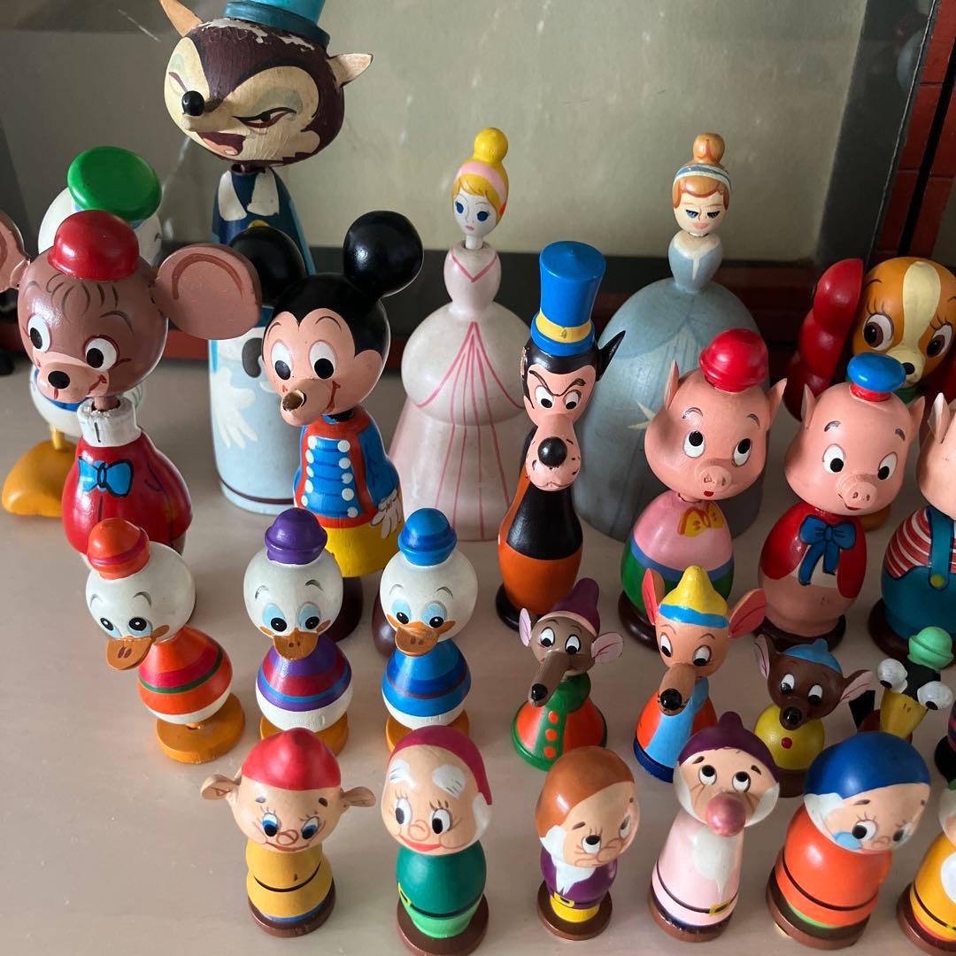 ディズニー まんがこけし 収納ケース 昭和レトロ ビンテージ - メルカリ