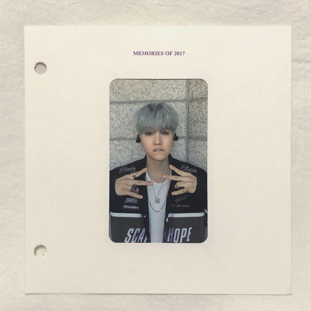 BTS Memories of 2017 ユンギ シュガ トレカ
