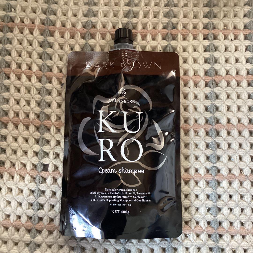 KURO Cream Shampoo ダークブラウン 400g - メルカリ