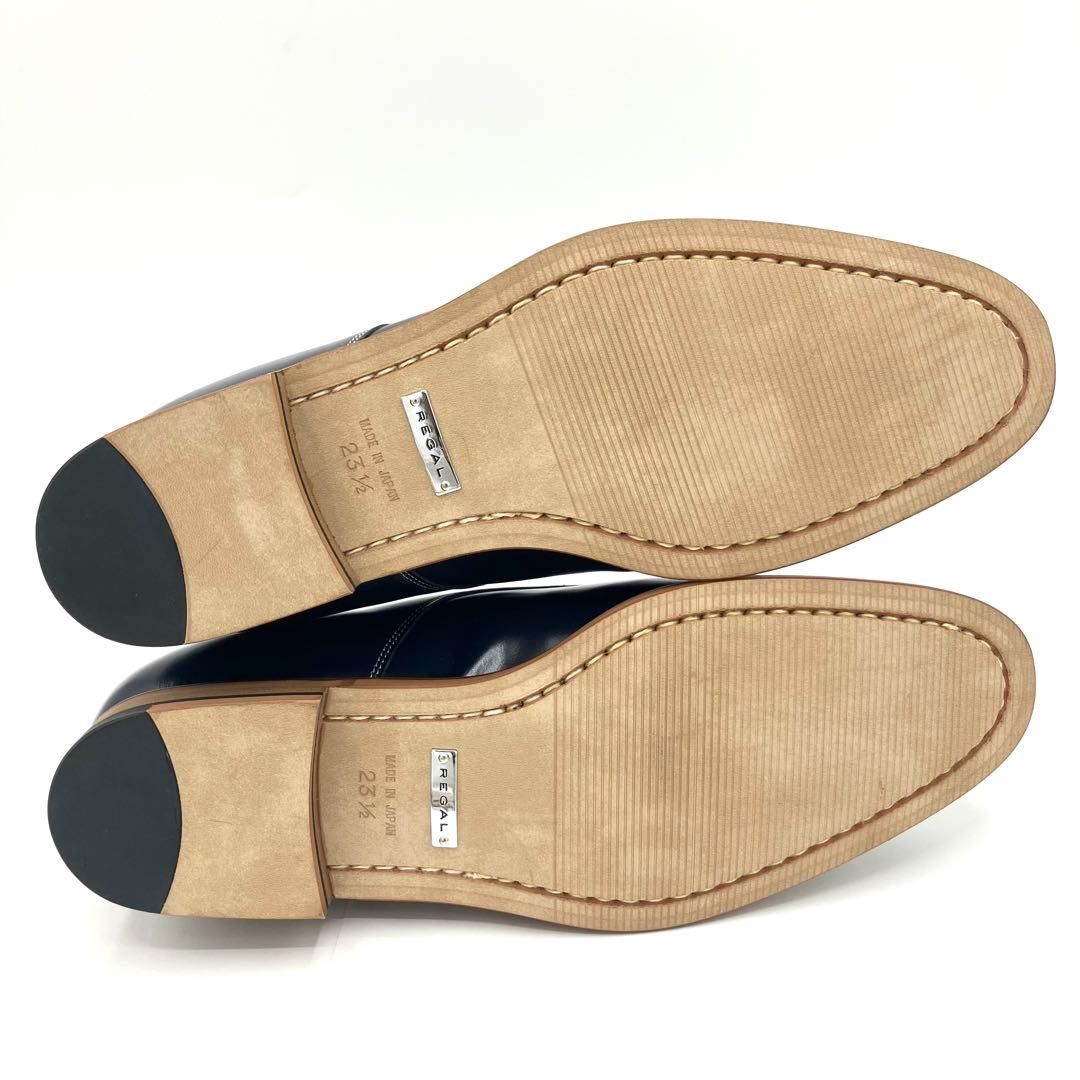 【現行品・約三万三千円】リーガル　ローファー　23.5cm ダブルモンク