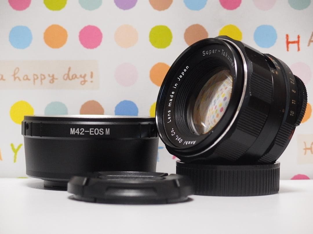 Super Takumar 55mm F1.8 EOS Mマウントアダプター付 オールドレンズ、まずはコレ！Super-Takumar 55mm f1.8｜レビュー
