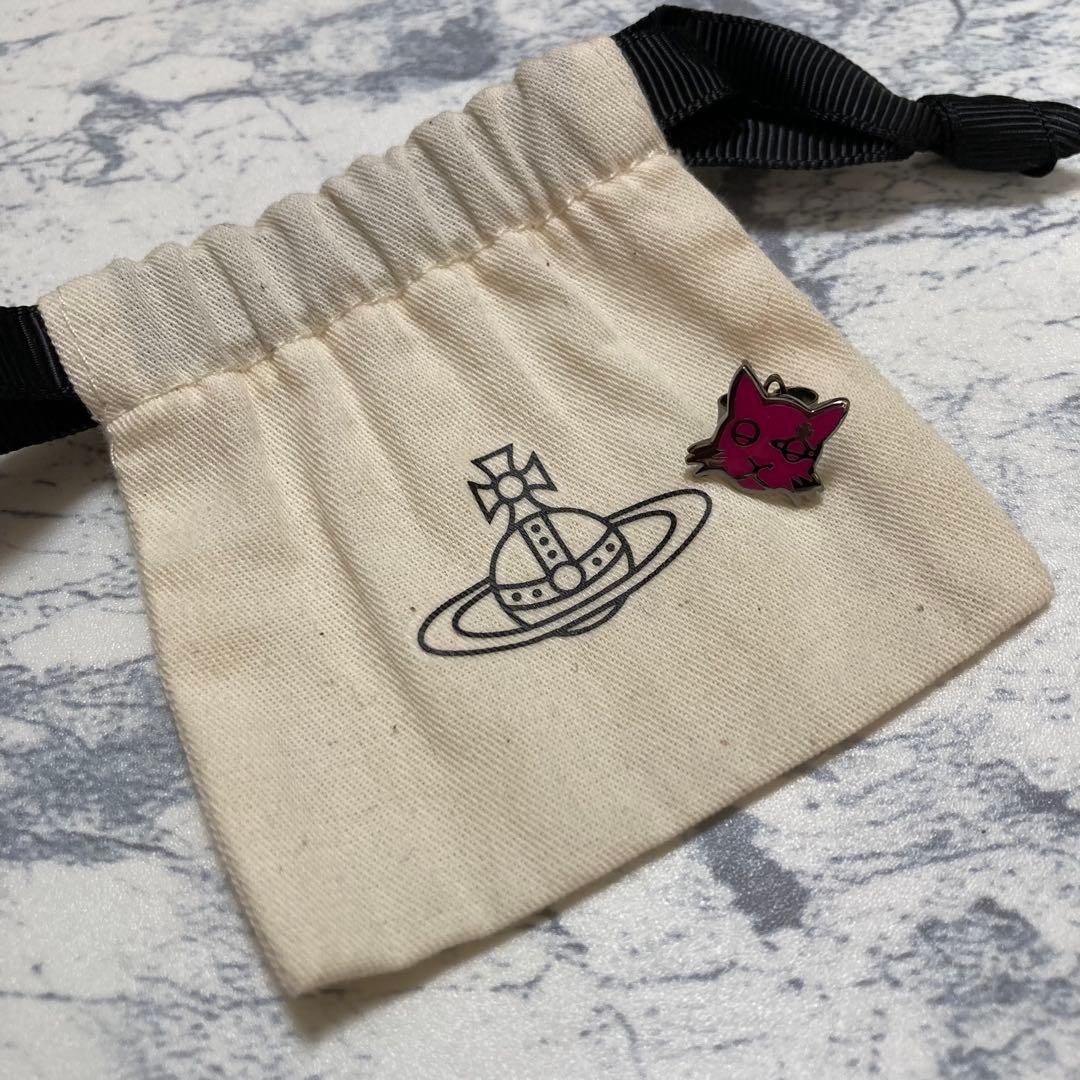 し*く様 希少 Vivienne Westwood 猫 ピアス 片方