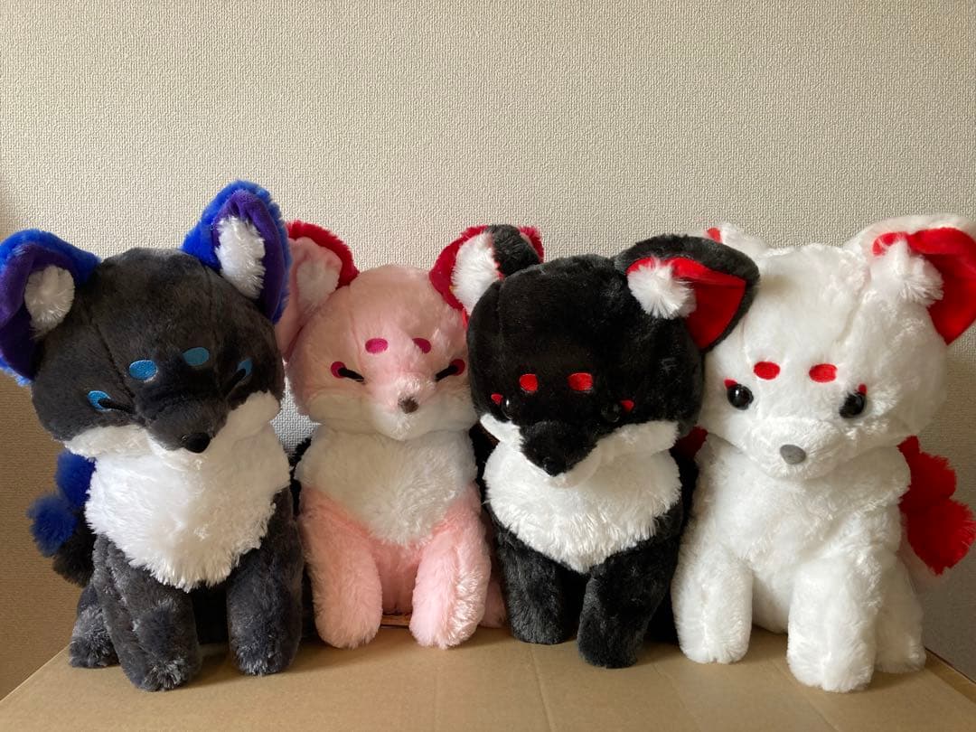 ちょコンとキツネ 九尾 ウルトラBIGぬいぐるみ 4つセット - メルカリ