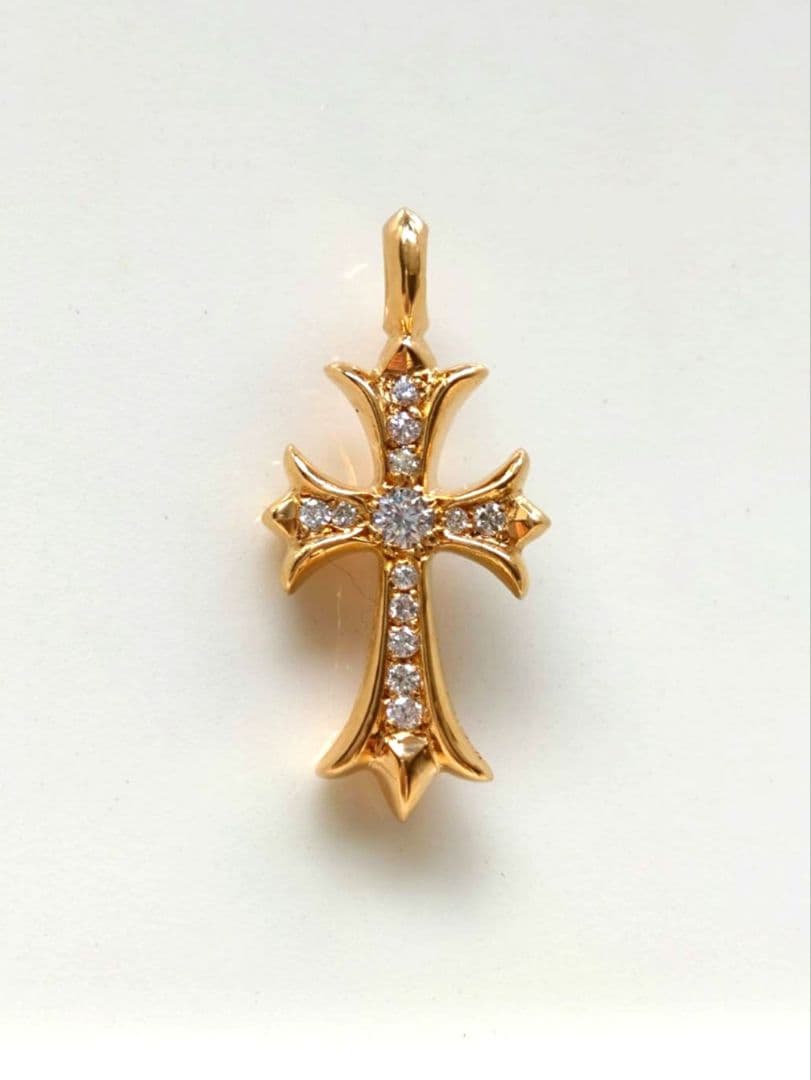 クロムハーツ22Kタイニーファットクロスパヴェダイヤ CHROME HEARTS クロムハーツ. 22K タイニーファットクロス パヴェ