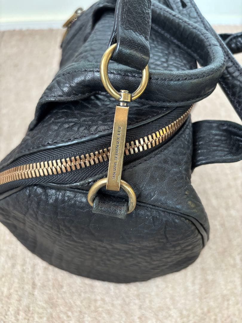 アレキサンダーワン 2WAYロッキー バッグ ショルダー スタッズ 黒 レザー