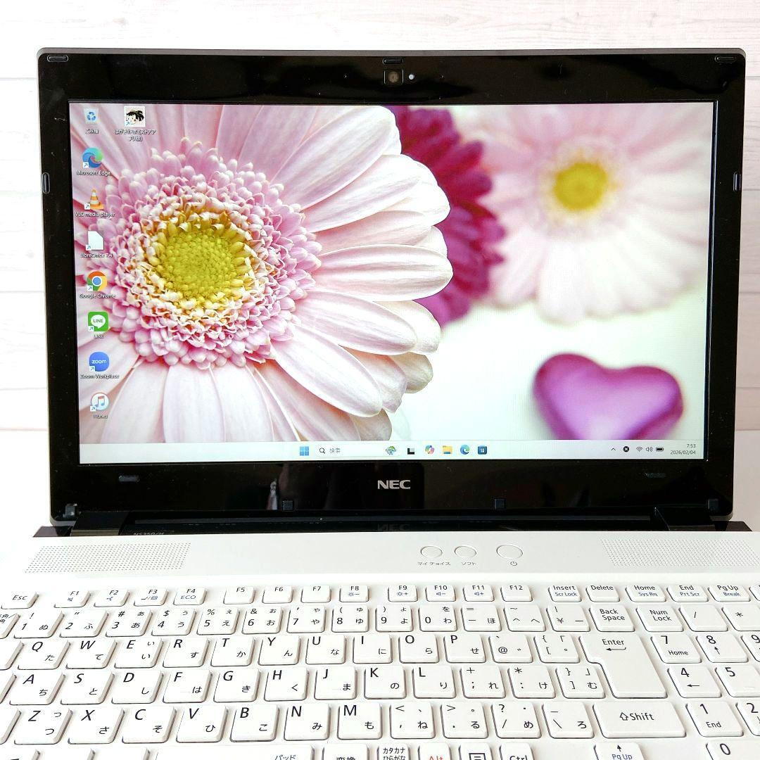 LAVIE/Windows11/第七世代/カメラ/NECノートパソコン/295 - メルカリ