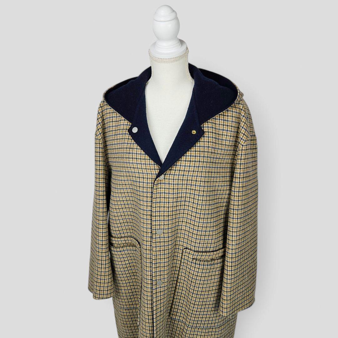 極美品】ブラミンク ダブルフェイス リバーシブル コート ガングラブ