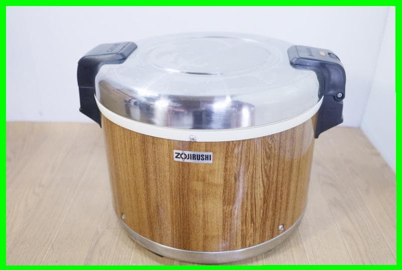 ◆象印業務用電子ジャー（保温専用）THA-C60A 3升3合 木目調 ② Amazon | 象印 炊飯器 3升3合 業務用 木目 THA-C60A-MK | 象印