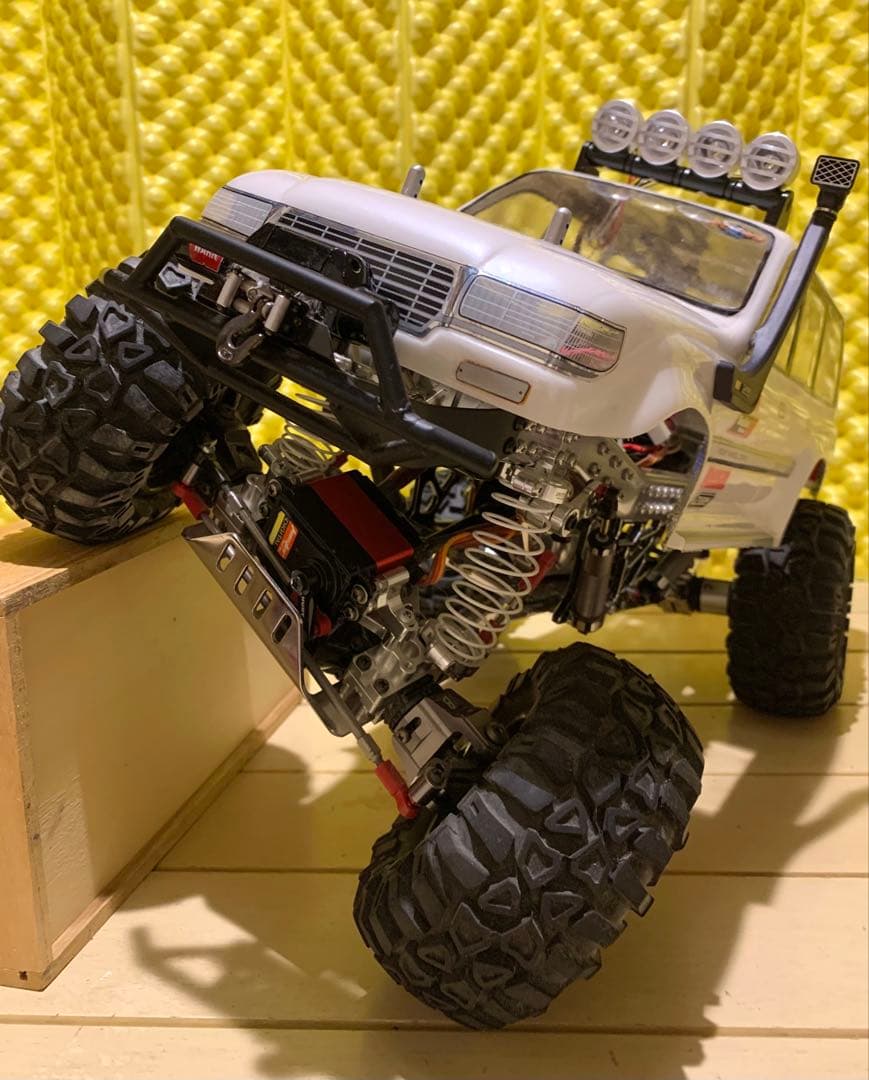 タミヤラジコンCR01フルセット 希少レアパーツカスタムウインチ付き