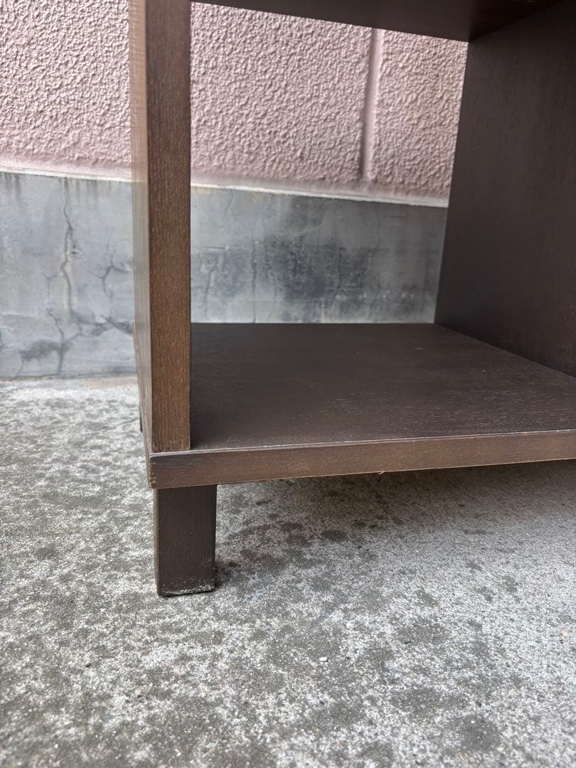 無印良品 廃盤 ダークブラウン本棚