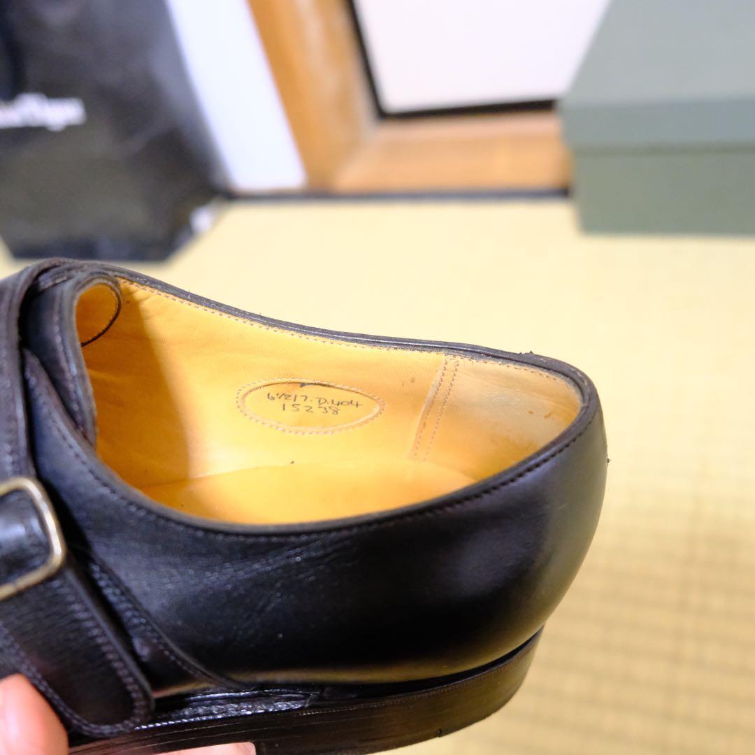 エドワードグリーン 旧ロゴ FALMOUTH モンクストラップ 4046.5D