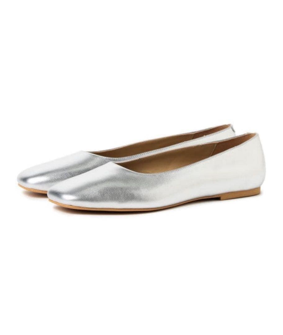 Demi-Luxe BEAMS フラット パンプス シルバー 38