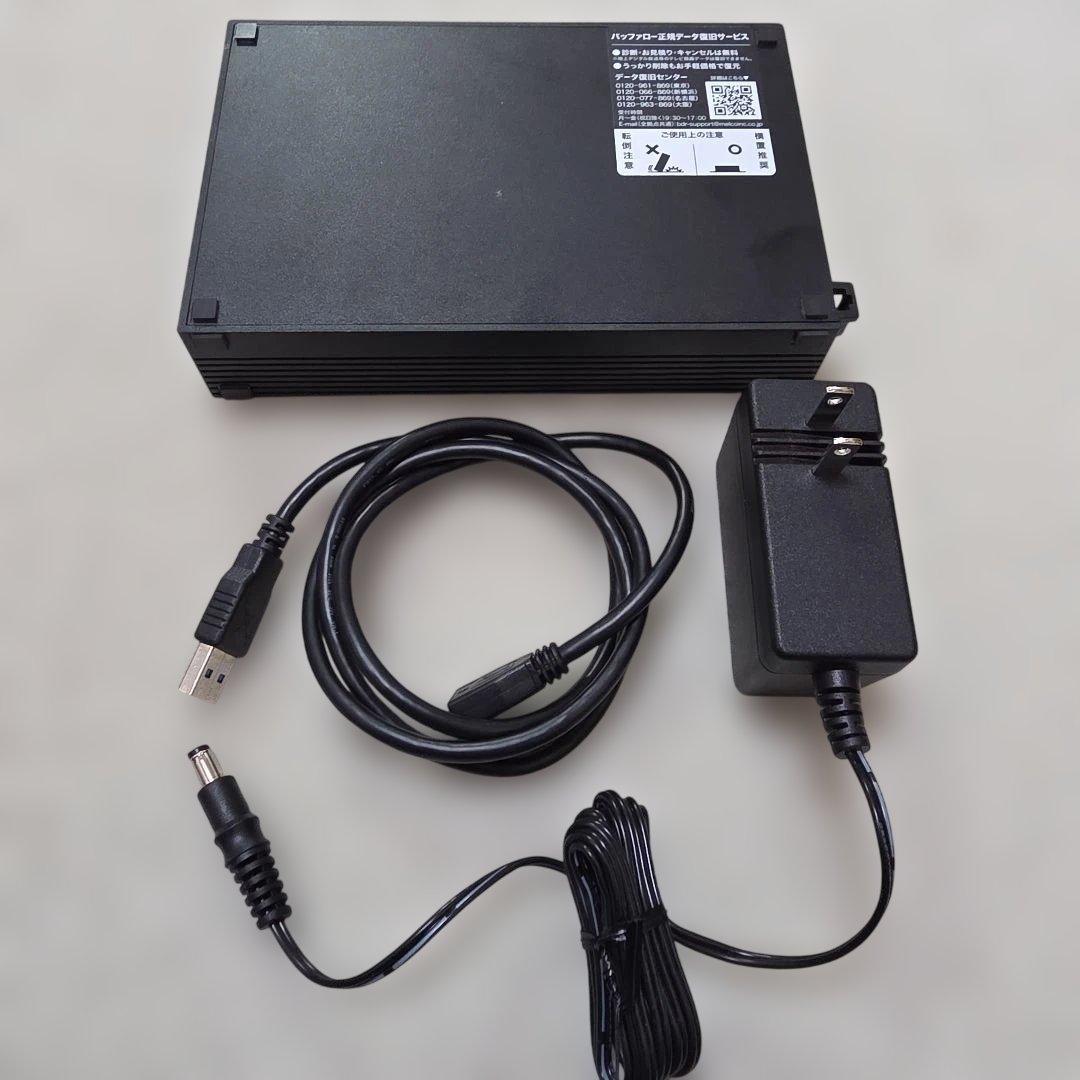 BUFFALO製 外付けHDD 6TB 日本製 完動品 2025年11月購入 BUFFALO 外付けHDD 6TB 6TBの外付けHDDの