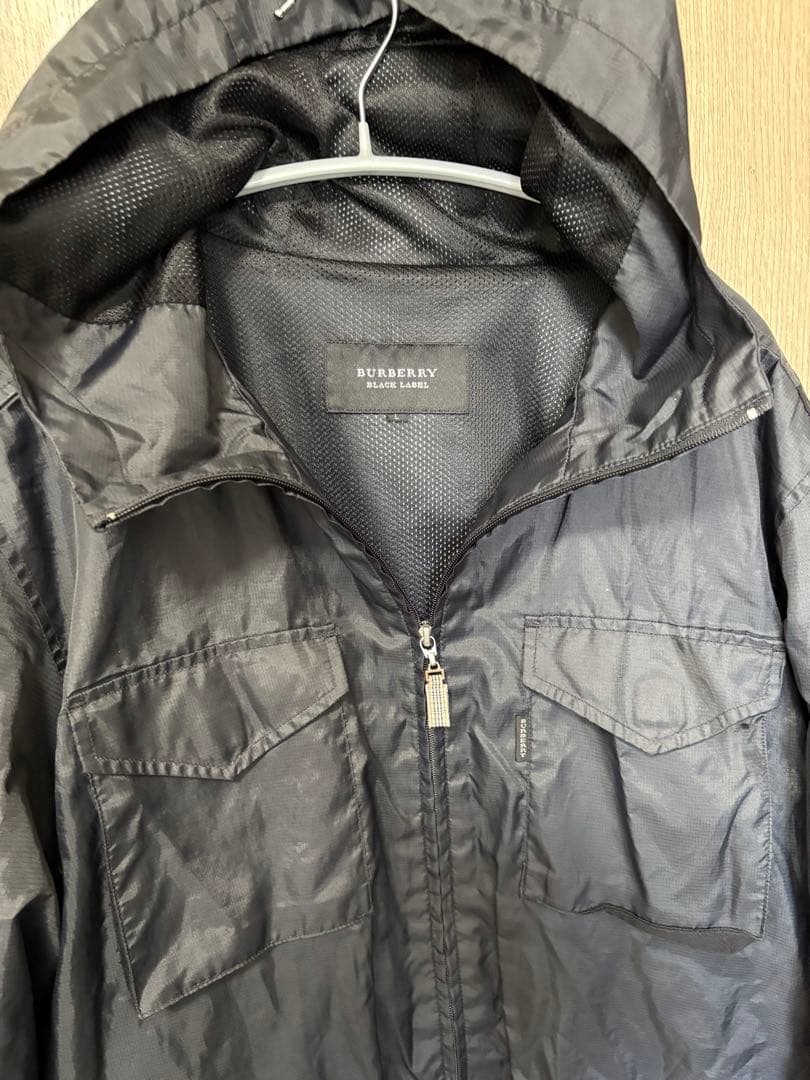 BURBERRY BLACK LABEL フード付きジャケットL サイズ 春秋用 - メルカリ