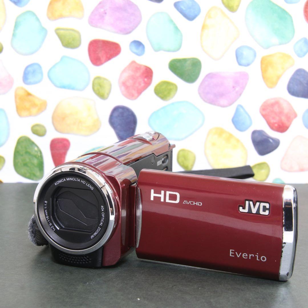 ♥︎◇JVC Everio GZ-HM460 ◇スマホ転送♪ ◇レッド JVC、スマホへ撮影した動画を転送できるWi-Fi機能搭載の“Everio R”「GZ