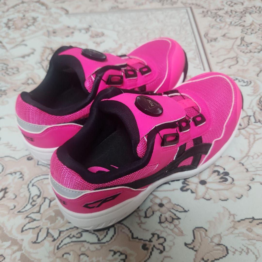 アシックス 安全靴 スニーカー ピンク 限定品 23センチ 新品 asics