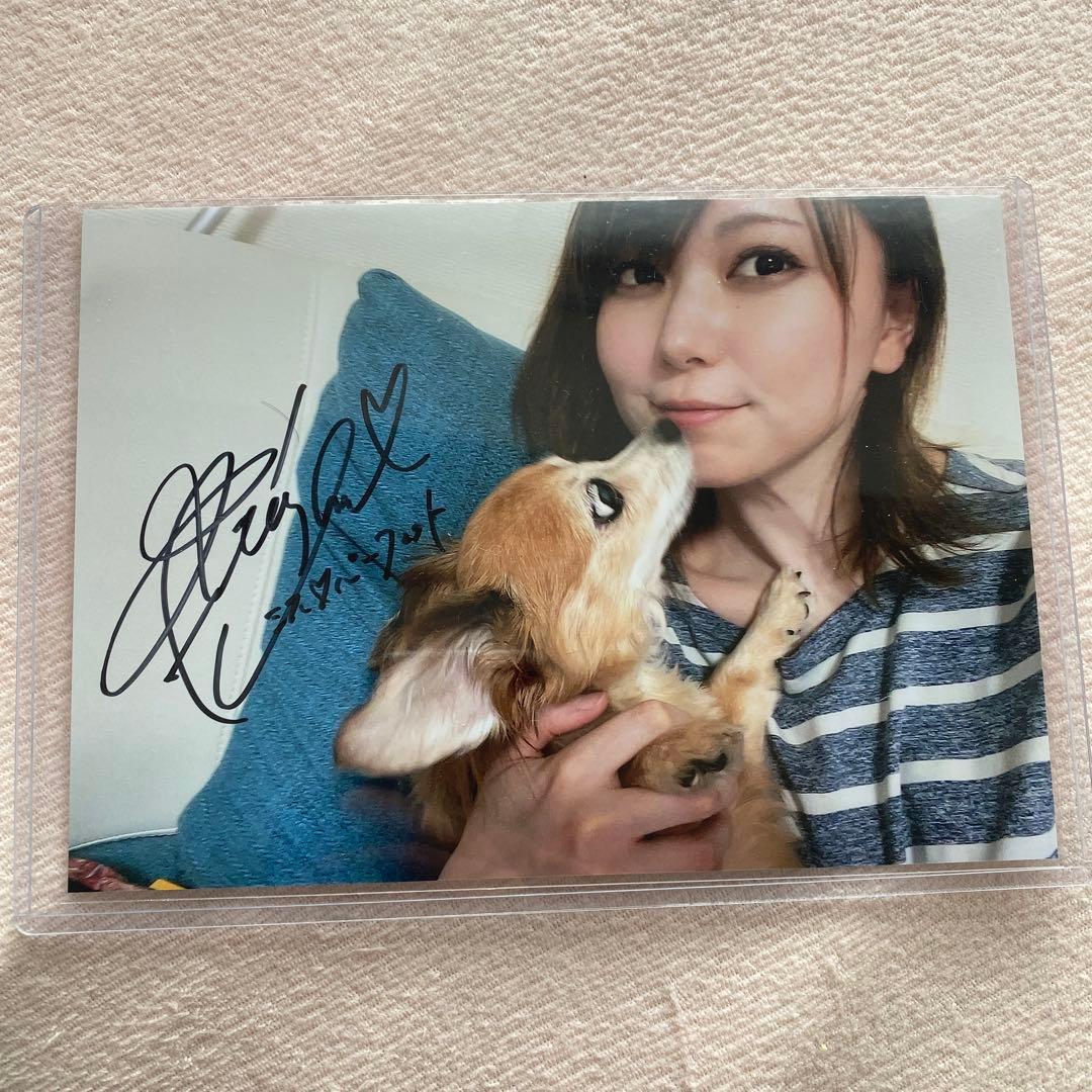 東城りお 直筆サイン入り 2Lサイズ 写真 - メルカリ