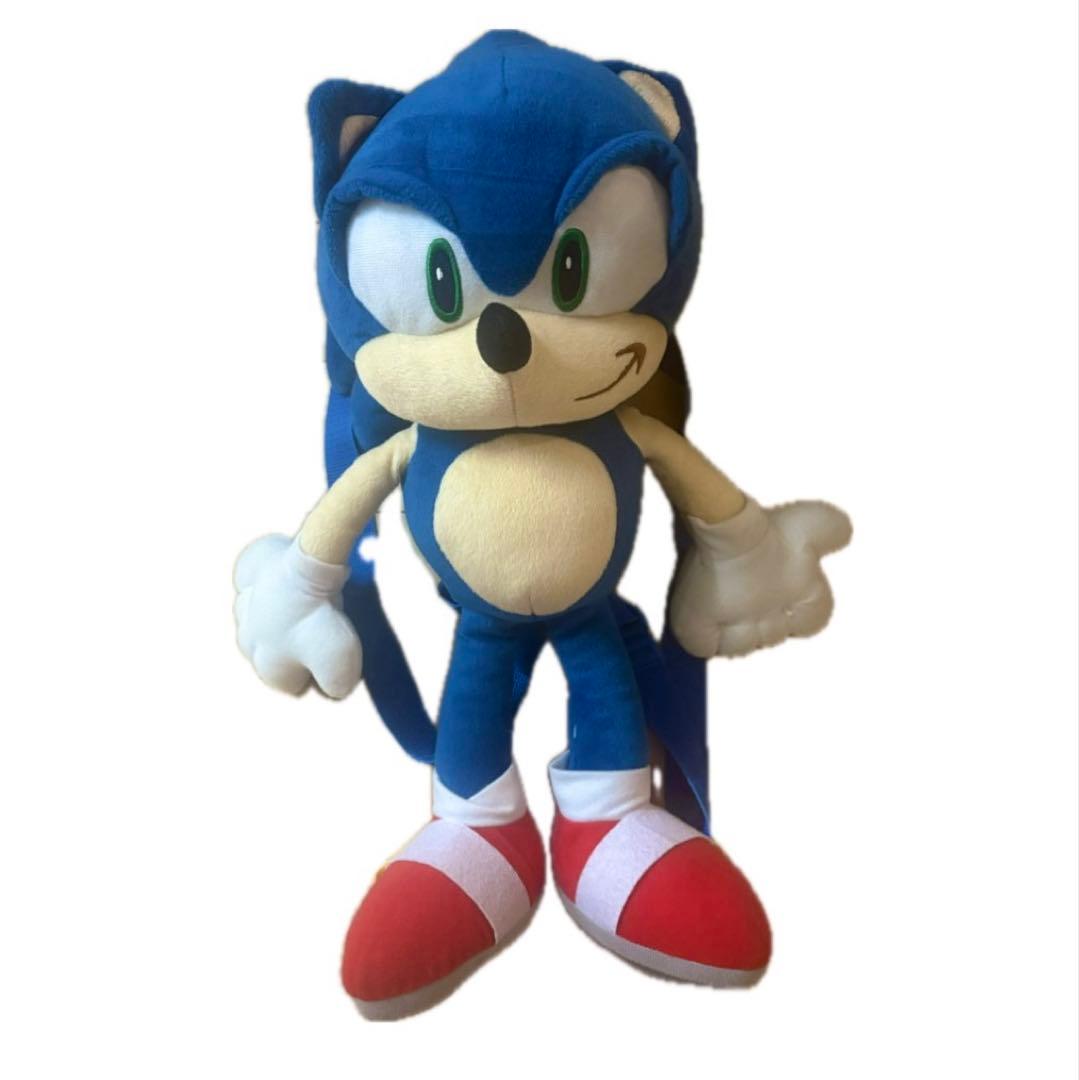 ソニック ぬいぐるみ リュック y2k 平成 ギャル タグ付き ポップ アメリカ雑貨 ソニック ザ ヘッジホッグ ぬいぐるみ リュック USA版