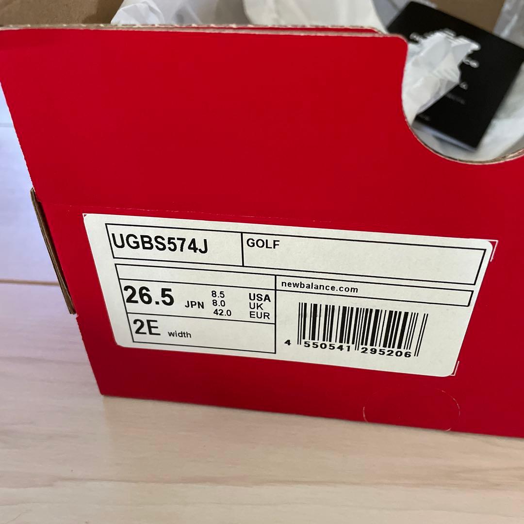 【Aki】New Balance 574J ゴルフシューズ 26.5cm