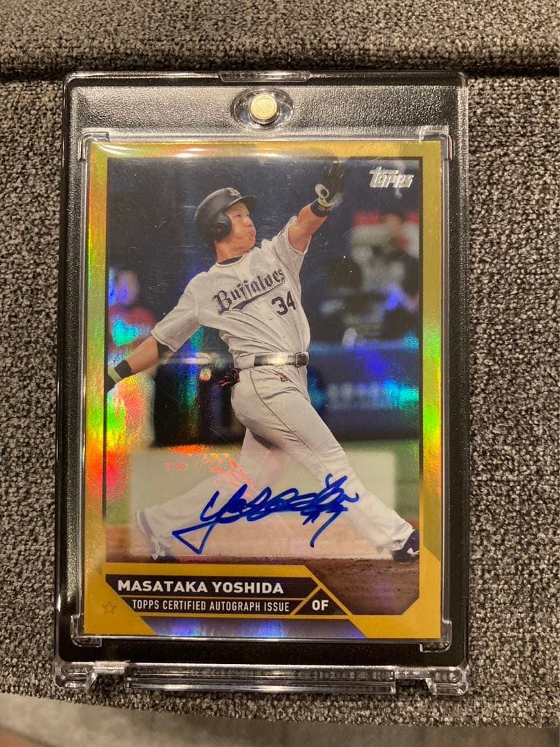 50枚限定Topps 吉田正尚 直筆サインカード!! - メルカリ