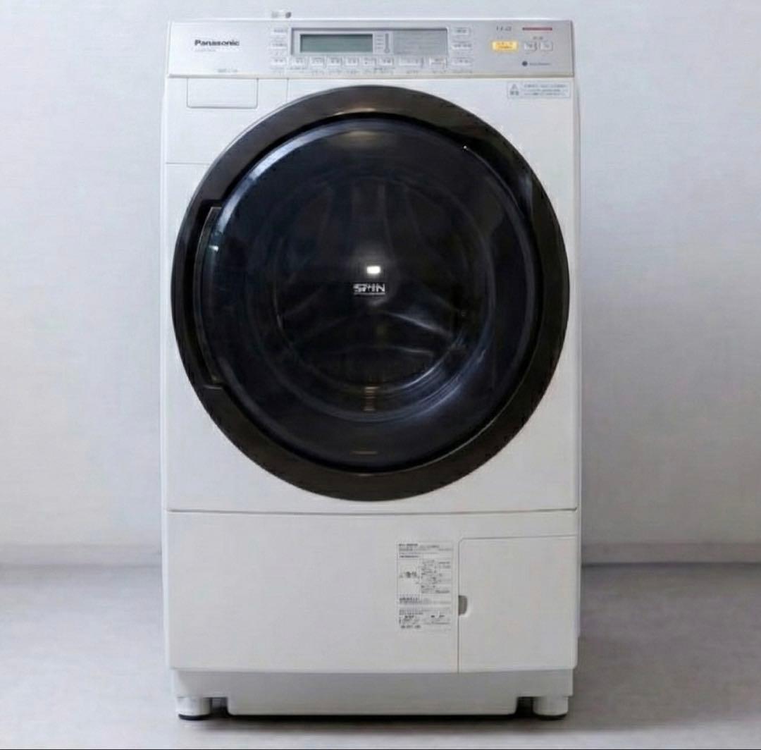 【送料込】乾燥機能付き　Panasonic NA-VX8700L 左開 NA-VX8700L-W ドラム式洗濯乾燥機 クリスタルホワイト [洗濯11.0kg