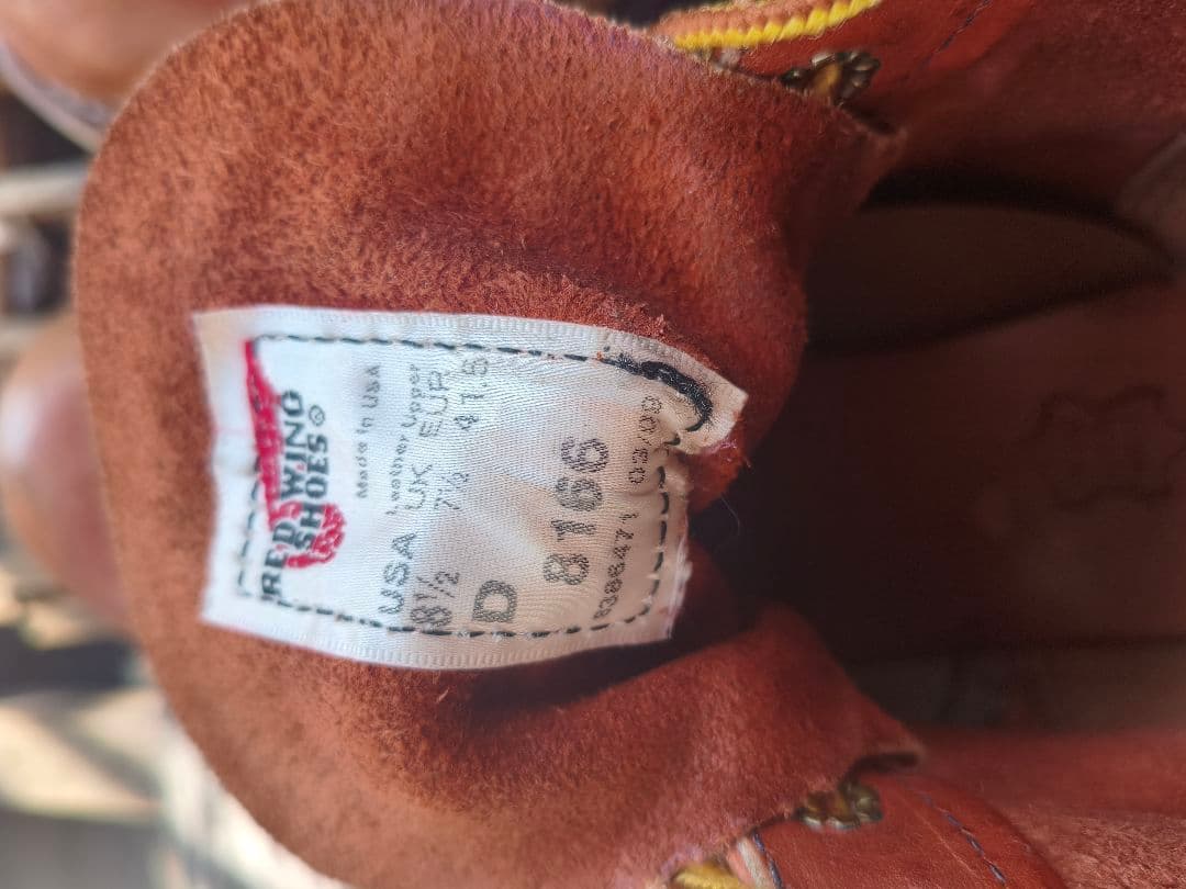 K*G様 レッドウィング 8166 アイリッシュセッター 26.5cm