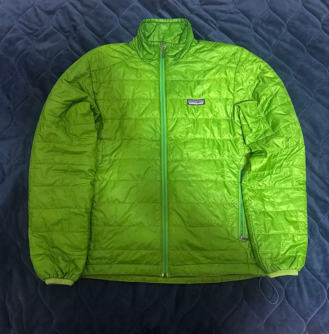 patagonia ナノパフジャケット プリマロフト グリーン - メルカリ