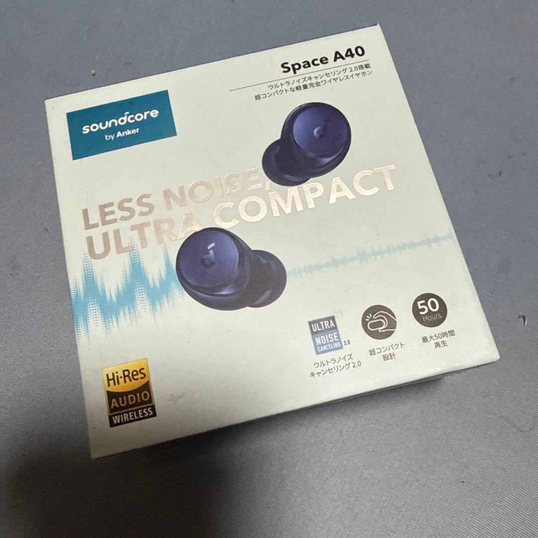 soundcore Space A40 ワイヤレスイヤホン　blue 色 Soundcore Space A40 | 完全ワイヤレスイヤホンの製品情報 | Anker