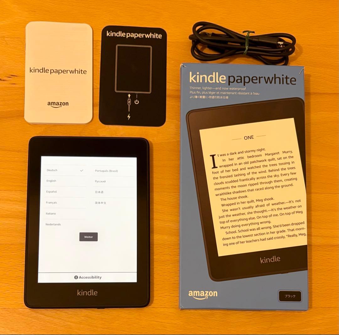 Kindle Paperwhite 第10世代 8GB 公告なし ブラック 楽天市場】Kindle Paperwhite 第10世代 8GB 広告なしモデル 中古