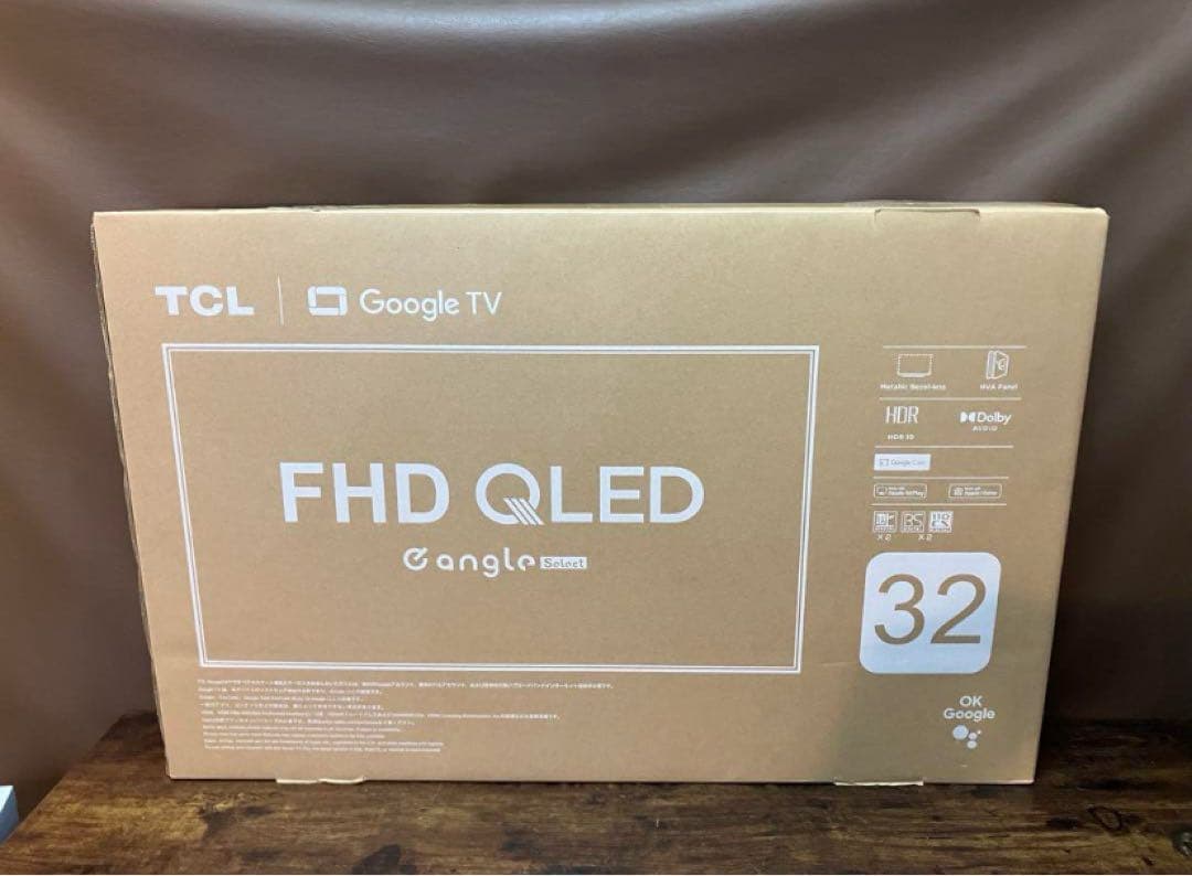 【未開封品】TCL 32インチ液晶テレビ 32S59K 楽天市場】TCL 32V型フルハイビジョン液晶テレビ 32S59K 32S5Kベースの