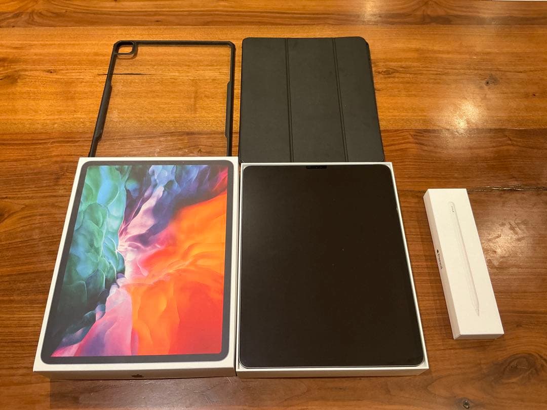 美品 iPad Pro 12.9 第4世代256GB 全6点セット Mac（Apple） iPad Pro 12.9インチ 第4世代 2020発売 256GB 大画面 Wi