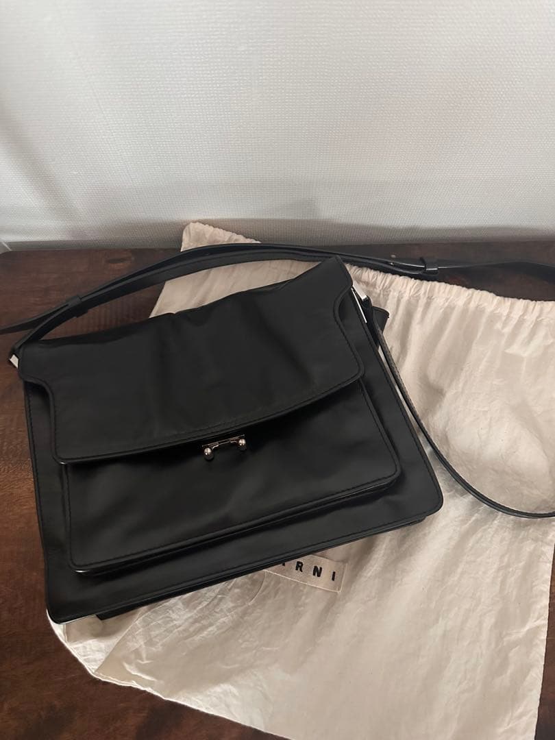 MARNI マルニ TRUNK SOFT LARGE BAG ブラック 新品《 MARNI マルニ 》TRUNK SOFT LARGE BAG ブラック - メルカリ