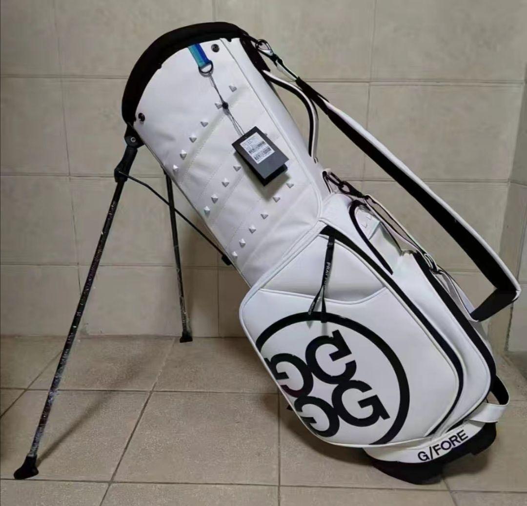 G/FORE ジーフォア キャディーバッグ ホワイト ~ - メルカリ