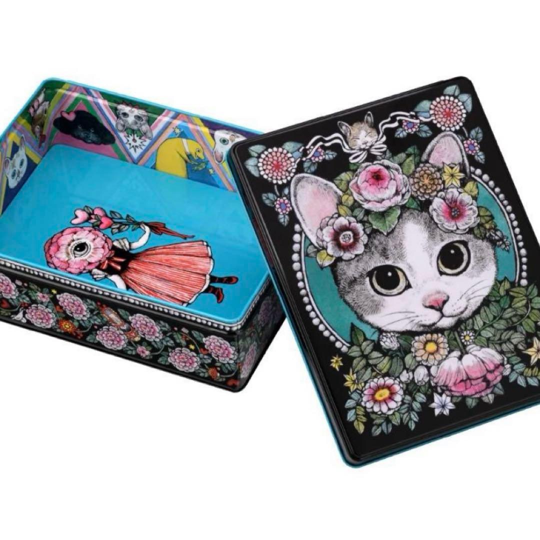 ヒグチユウコxホルベイン2024 角缶 おひめさまBOちゃん ブリキ缶