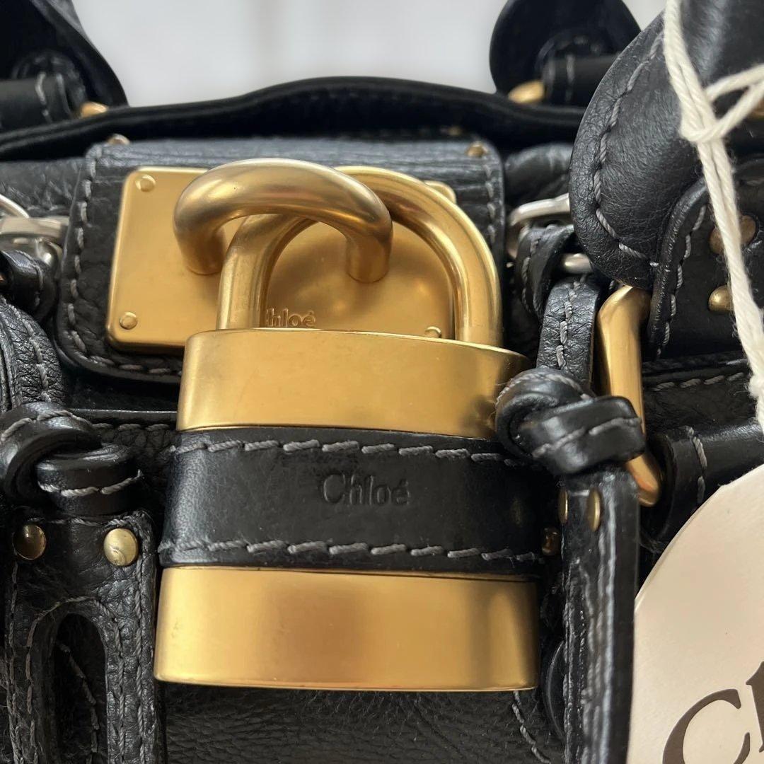 Chloé パディントン ミニ 南京錠付、オリジナル袋、タグ付き