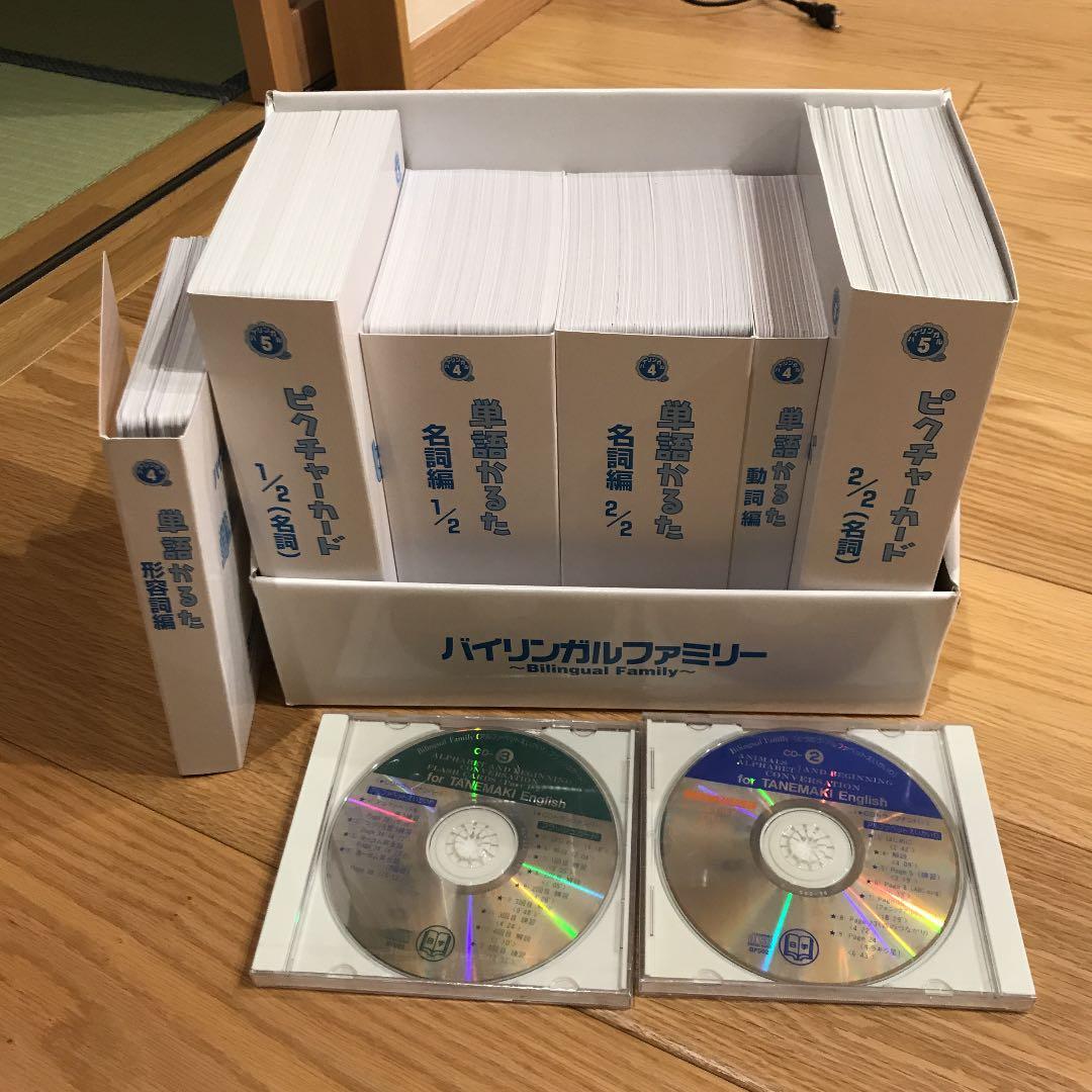 家庭保育園　バイリンガルファミリー　単語カード 単語ぬり絵 5冊セット 家庭保育園 バイリンガルファミリー 知育 英語