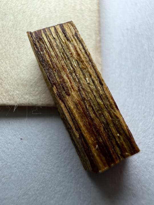 古渡命銘木 後水尾院勅銘　伽羅　【追風】0.218g 香木/お香/沈香/伽羅