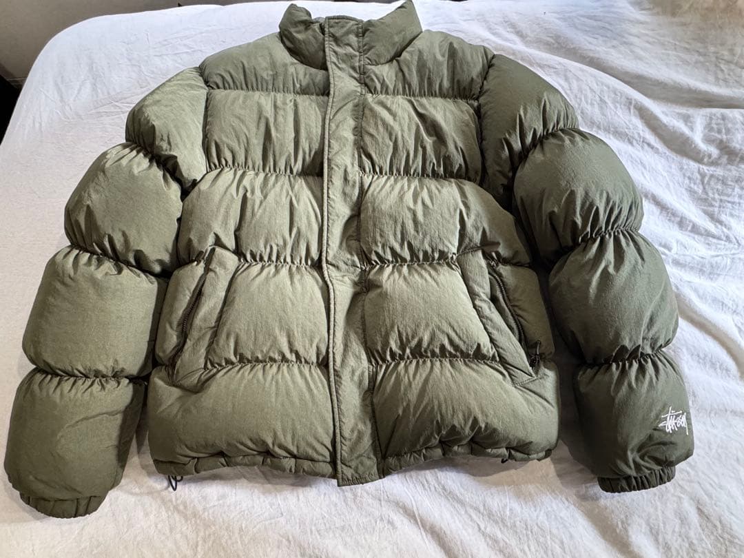 Stussy オリーブ ダウンジャケット M「rikutp」専用 ステューシー】Stussy Micro Ripstop Down Parka Olive XS~XXL (STUSSY